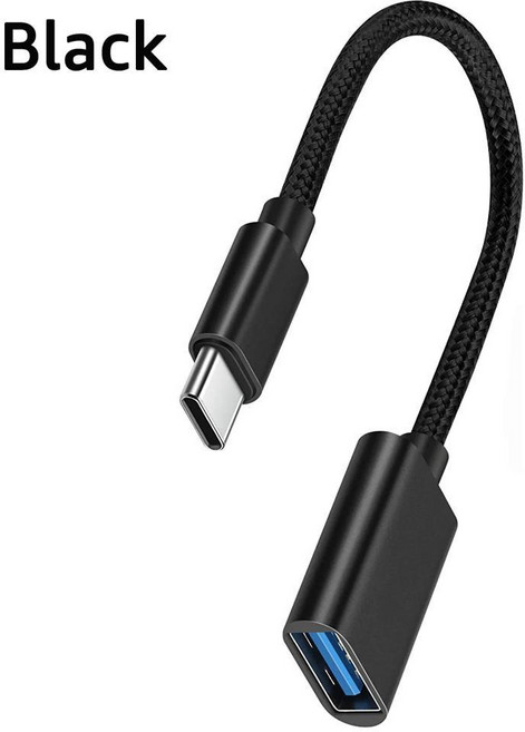 USB 3.0 OTG 어댑터 케이블 USB C 타입 삼성 안드로이드 폰 플래시 드라이브 OTG 데이터 케이블 변환기 아이패드 맥북 프로용, 1개