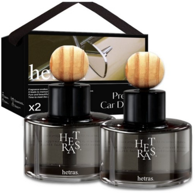 Hetras 高級汽車擴香器, 車用擴香#05擁抱香皂(77ml*2), 2瓶