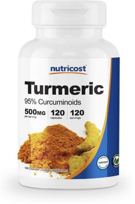 Nutricost 뉴트리코스트 터메릭 커큐민 강황 데일리 120정 1병, 1개 - 쿠팡