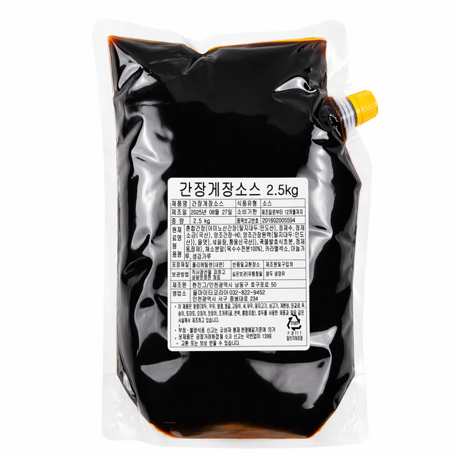 간장게장용 소스, 2.5kg, 1개