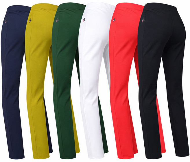 [1+1]여름_B여성M바지 국산 여자 꿀스판 스판 밴딩 슬림핏 시원한 골프웨어 골프바지 슬랙스 아웃도어 빅사이즈 단체