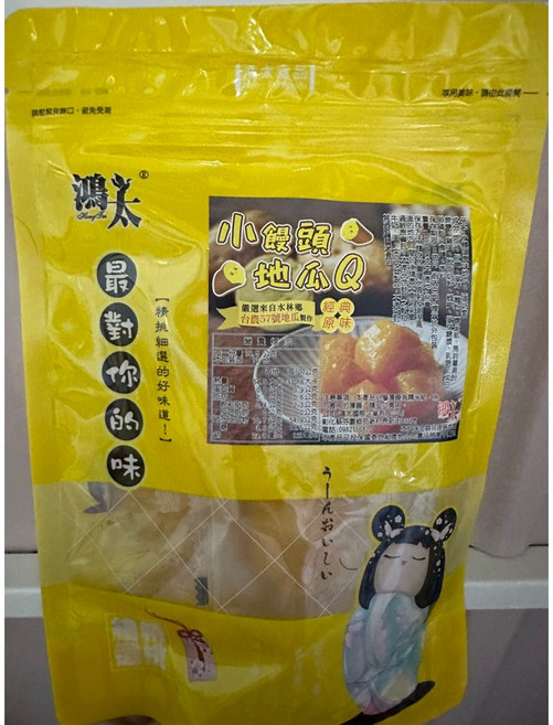 鴻米 小饅頭地瓜Q, 1個, 原味,包
