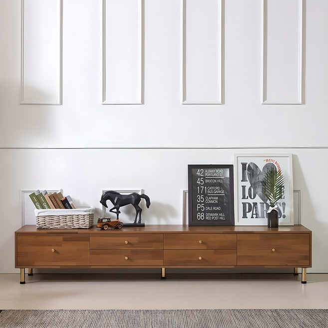 [아트랙] 루나-1500 1800 2100 거실장 TV다이 (4color), 2100거실장, 멀바우