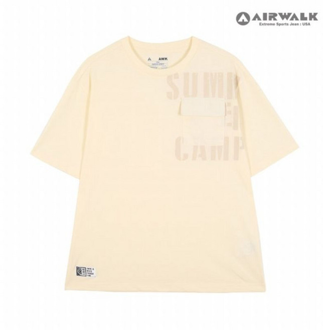 에어워크주니어 주니어 싱글 포켓 반팔 티셔츠