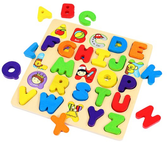 원목원목알파벳퍼즐, 없음, 상세설명 참조, 1개