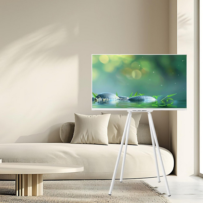 삼성 스마트 모니터 TV M5 M7 27인치 32 인치 국내생산 스탠드, 화이트, 32인치