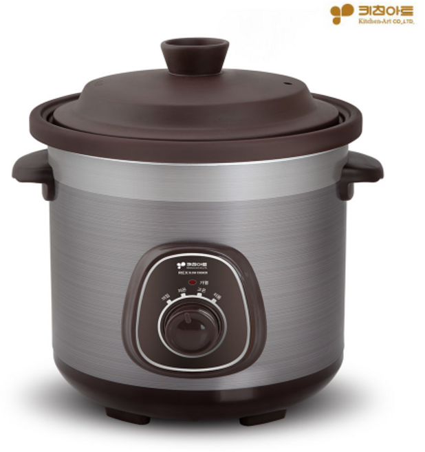 키친아트 렉스 가정용 슬로우쿠커 KP-2060 분리형내솥 6L 전기쿠커 약탕기 전기냄비
