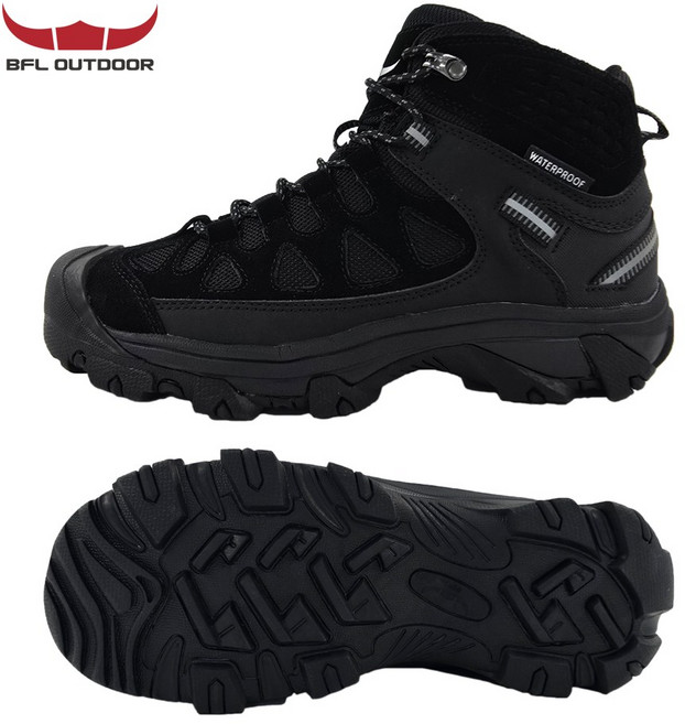 BFL 발편한 발목 등산화 HI88BK-M35 남성 미드컷 트레킹화 8835