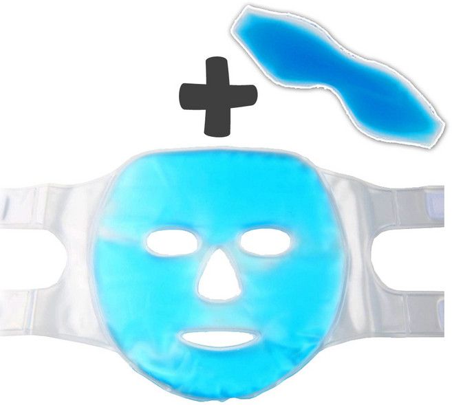 쿨링 얼굴 전용 아이스 여름 대용량 페이스 젤 쿨 마스크 팩 눈 쿨링 팩 증정, 1개, 1개