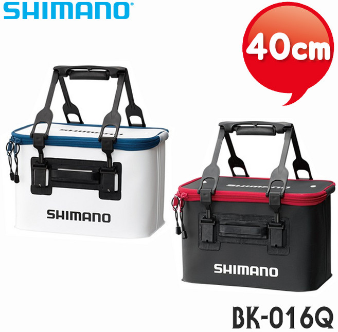 시마노 낚시 밑밥통 바다 가방 루어 BK-016Q 바칸 36cm, 블랙
