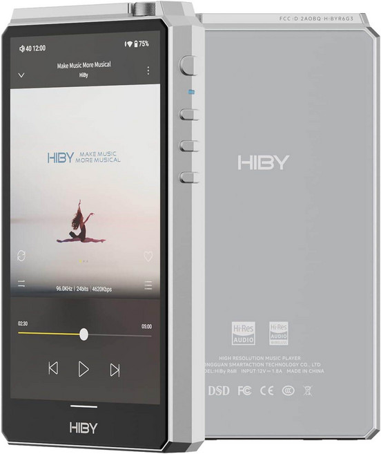 HiBy R6 III 디지털 오디오 플레이어 MP3 MP4 플레이어, R6III-S, R6III-S