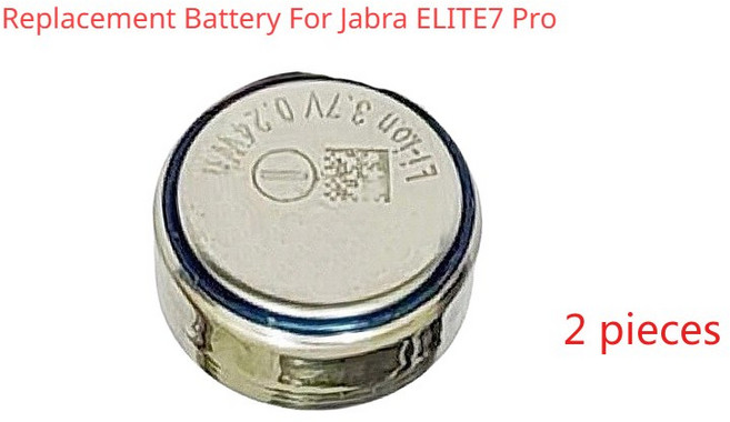 Jabra 트루 무선 헤드셋 액세서리 배터리 Evolve2 Buds / ELITE 4 Active ELITE7 Pro ELITE2 85T 용, ELITE7 Pro 2PC, ELITE7 Pro 2PC