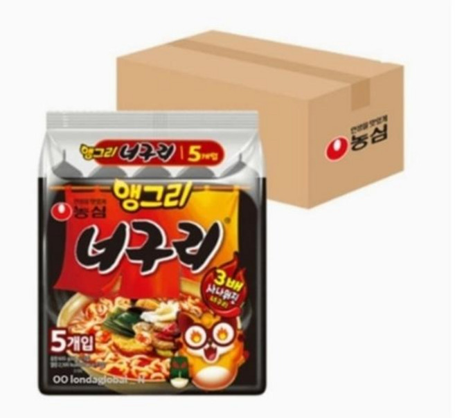 농심 앵그리RtA(멀티팩) 121g 40개