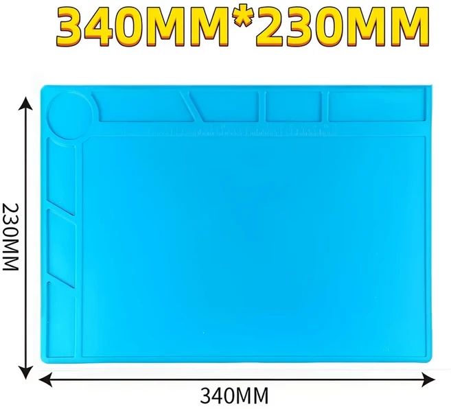 문짝지그 용접 매트 단열 작업 패드 실리콘 납땜 전화 수리 도구 스션, 01 340 X 230