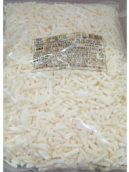 피자치즈 (킹스코 HM하모니 모짜90+체다10 2.5k), 2.5kg, 1개