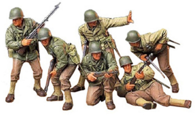 (35192) 타미야 1/35 미군 보병 공격 세트, 1개