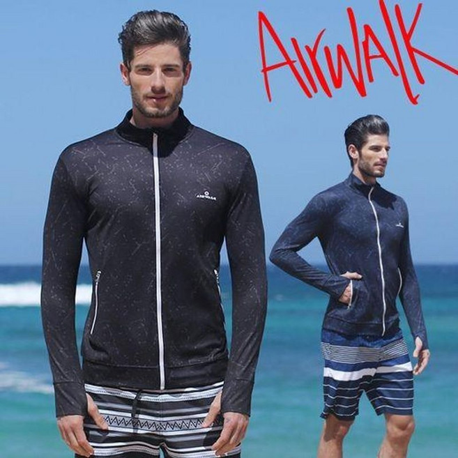 [공식] 에어워크서프 남성래쉬가드 집업 YAWe5033/래쉬가드/비치수영복