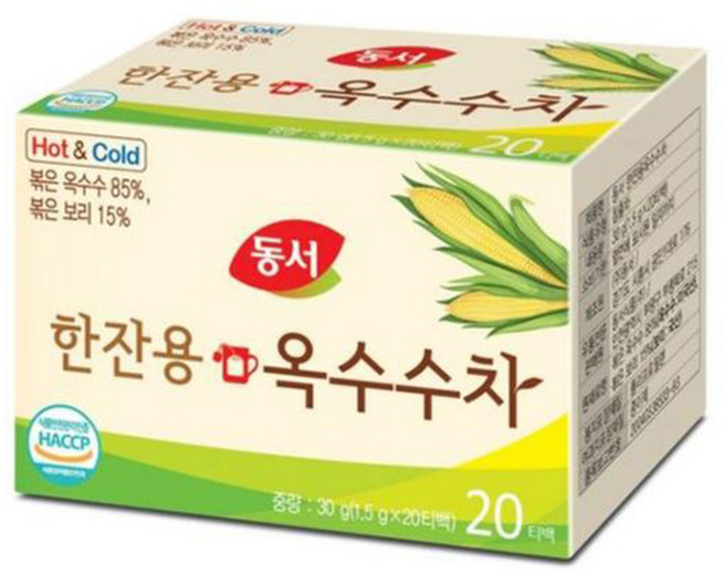 동서 한잔용 옥수수차 1.5g 20개입 x6개, 6개