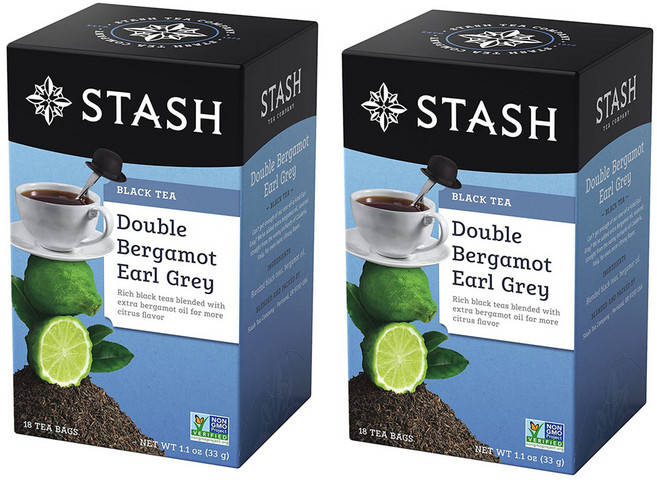 스태쉬티 베르가모트 얼그레이티 홍차, 2개, 18개입