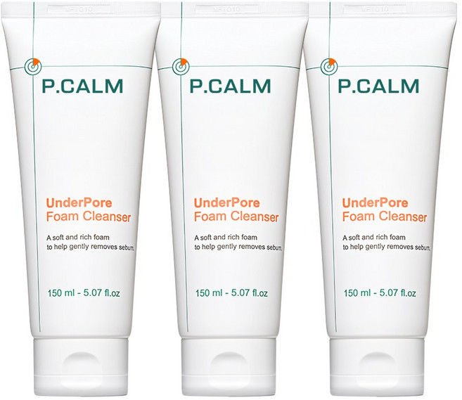 피캄 언더포어 바하 저자극 폼클렌징, 150ml, 3개