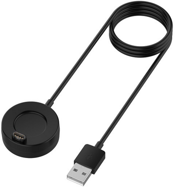 Garmin Venu 4 智能手錶充電座充 150cm, 1個, 圓盤充電線100cm
