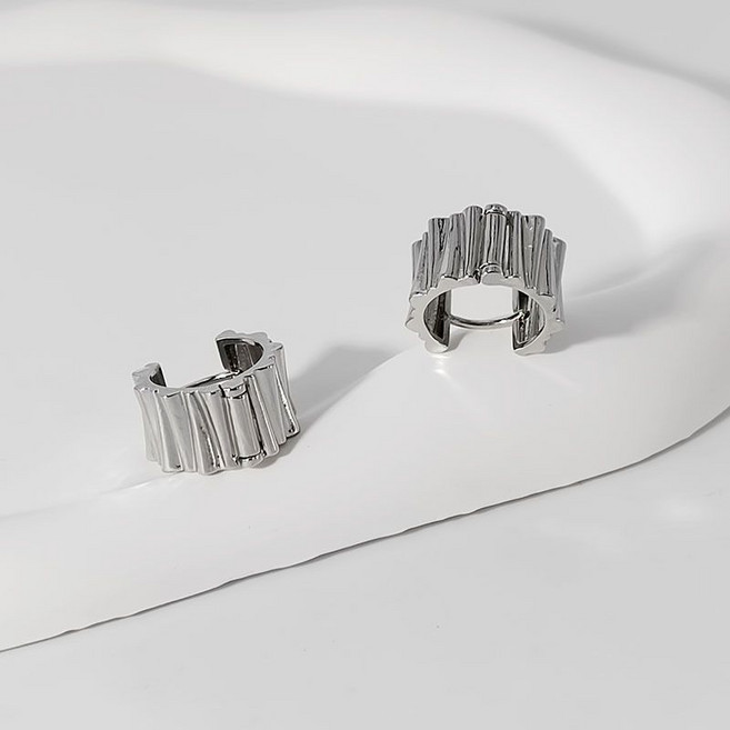 남성 목걸이 쇄골 체인 불규칙한 주름 금속 진주 목걸이 심플 데일리 스타일 LT