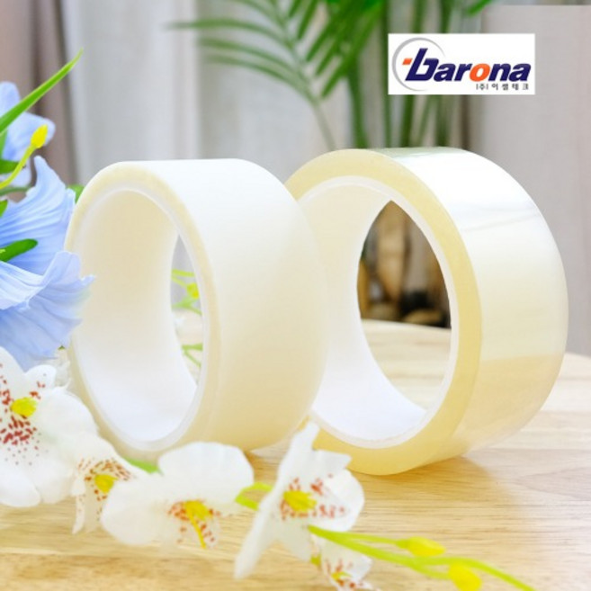 KC인증 롤매트테이프 매트테이프 낱개판매, 투명(유광), 투명 실리콘테이프(4cmX10M), 1개