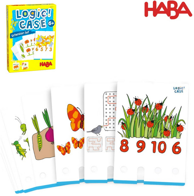 HABA 邏輯解鑰 4歲/5歲/6歲 邏輯思考 推理能力 分析能力 聖誕禮物首選, 1個, 補充題卡-奇妙自然