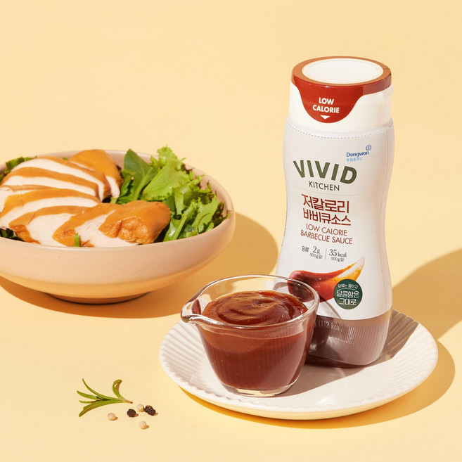 비비드키친 저칼로리 바비큐소스, 320g, 1개