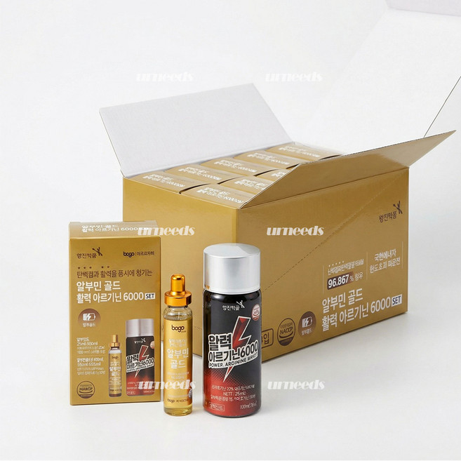 영진 알부민골드 100ml+활력 아르기닌6000 20ml (10세트)