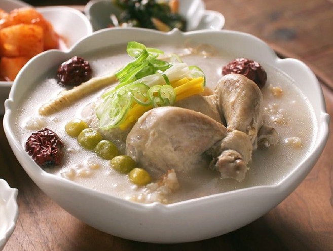 닭한마리 통째로 들어간 누룽지 삼계탕 5kg 10kg 보양식 밀키트 반계탕, 2세트(총10팩), 1개