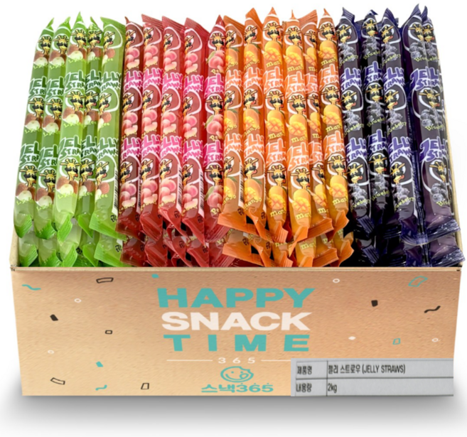 젤리스트로우 대용량 얼려먹는 과즙 젤리, 2kg, 1개