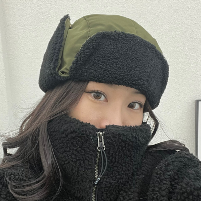 디베일 패딩 귀달이 군밤모자 겨울 털 트루퍼햇 방한모 남녀공용