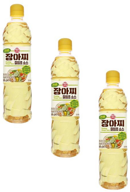 오뚜기 간편 장아찌 절임초소스 990g 3개
