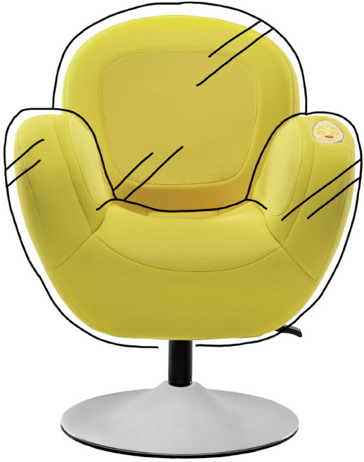 애플힙 쉐이퍼 골반교정 안마의자 PVC커버(오염방지용)-투명(컬러아님)