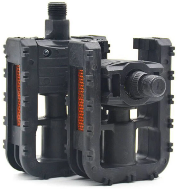 자전거 접이식 페달 폴딩바이크 패달 강화플라스틱 좌우한세트, 1개