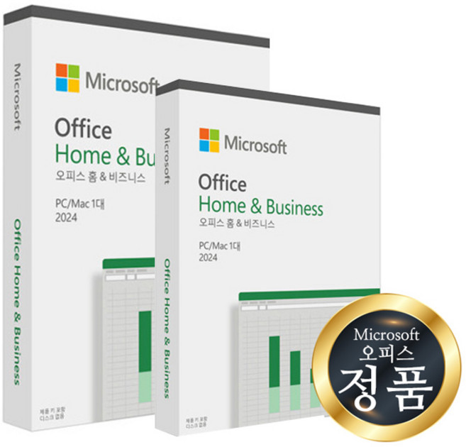 [MS정품] 오피스 2024 홈앤비즈니스 PKC Office Home Business, office 2024 Home Business