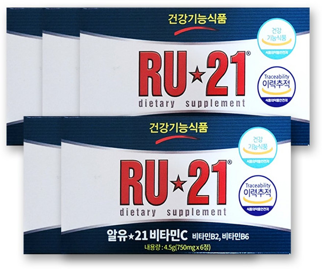 알유21 비타민 C 4.5g, 6정, 5개