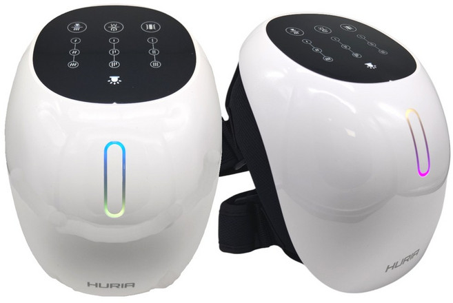 휴리아 무릎 쉼 안마 엑스 마사지기 공기압 온열 진동 무선 찜질기, HB-003