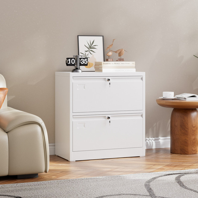 철제 카드박스 파일 캐비닛 A4 서류 보관함 사무실 서랍장 수납장 화이트 블랙, white