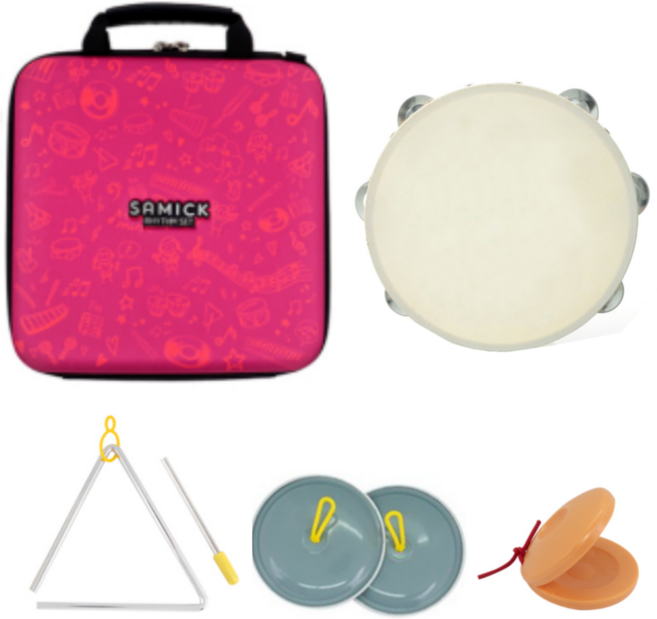 삼익악기 리듬악기세트 NSR-E32 색상선택, 삼익 리듬악기세트 NSR-E32 핑크, 핑크, 1개