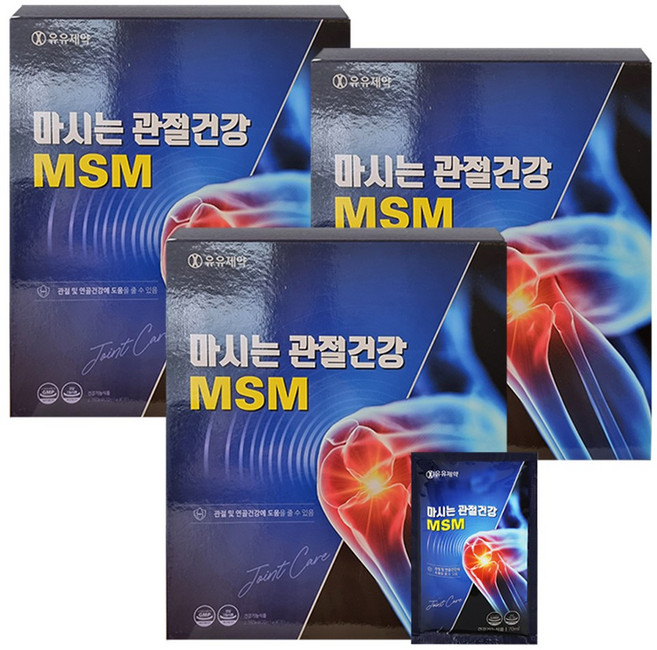 유유제약 마시는 관절건강 MSM, 90개, 70ml