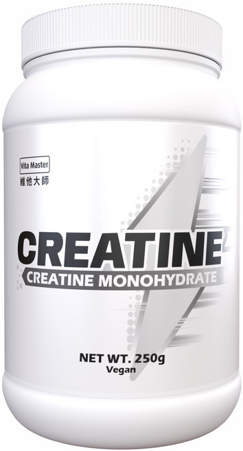 Vita Master 維他大師 一水肌酸 Creatine Monohydrate 素食可用, 250g, 1個