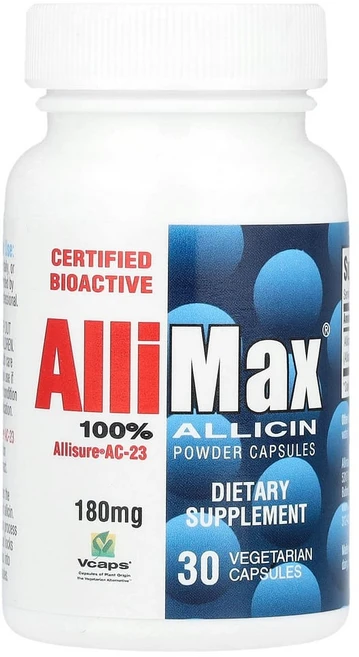 알리맥스 100% 알리신 파우더 캡슐 180mg 베지 캡슐 30정, 1개 - 쿠팡