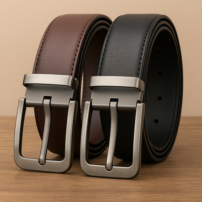 앤시오 남성 가죽 벨트 남자 허리띠