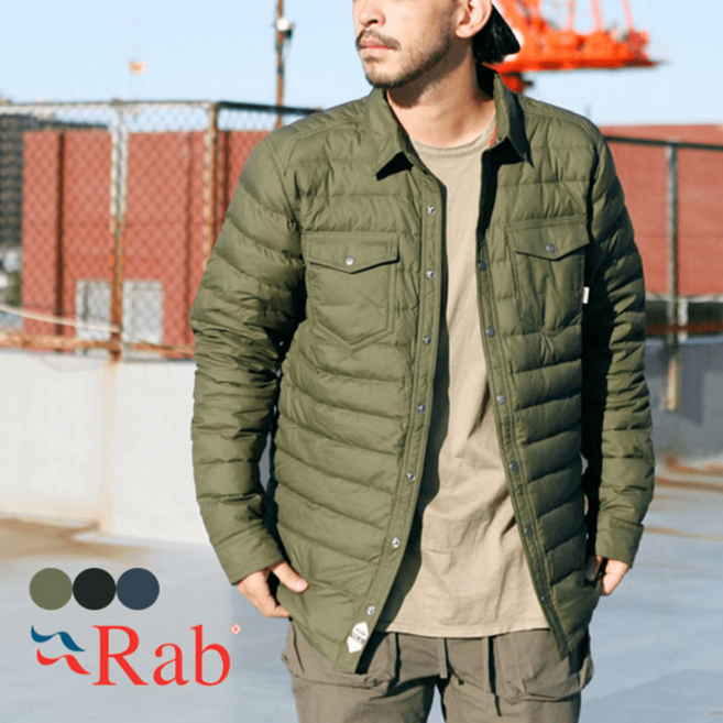 RAB Downtime Shirt 다운타임 셔츠 패딩셔츠 경량 보온
