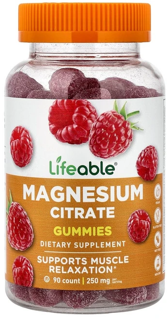 아이허브 마그네슘시트레이트 구미젤리 과일 250mg 90개, LFB06273, 1개, 90정 - 쿠팡