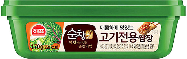 [몽둥이네마트] 해표 순창 고기전용쌈장 170g 순창표 고기쌈장 매콤하게 맛있는 고기전용 오늘 저녁은 삼겹살과 함께 믿을 수 있는 고기전용 쌈장, 5개