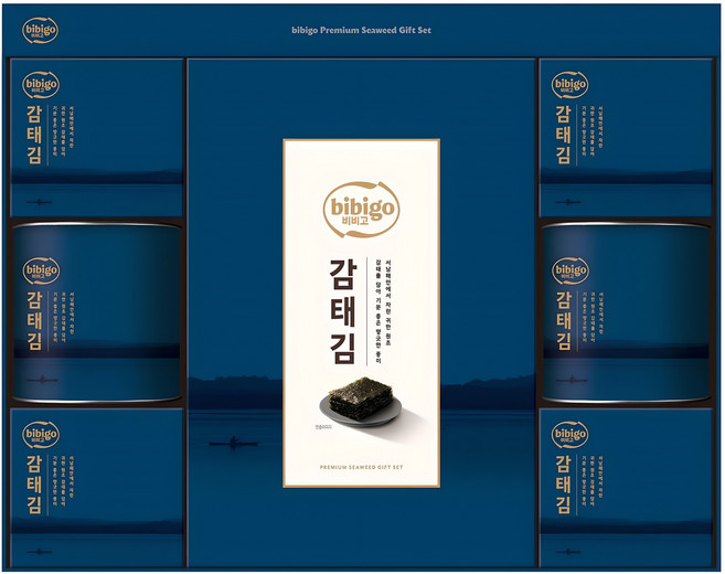 비비고 감태김 혼합 1호 + 쇼핑백 세트, 1세트