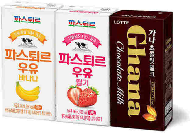 롯데 파스퇴르 우유 바나나190ml, 24개, 190ml